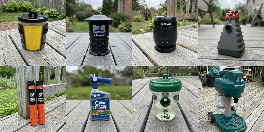Initial mosquito product testing line-up