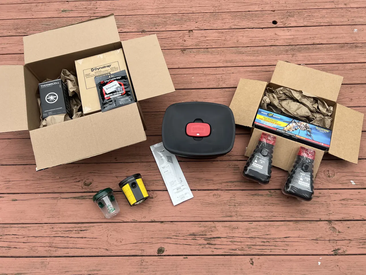 Mosquito products arriving for testing