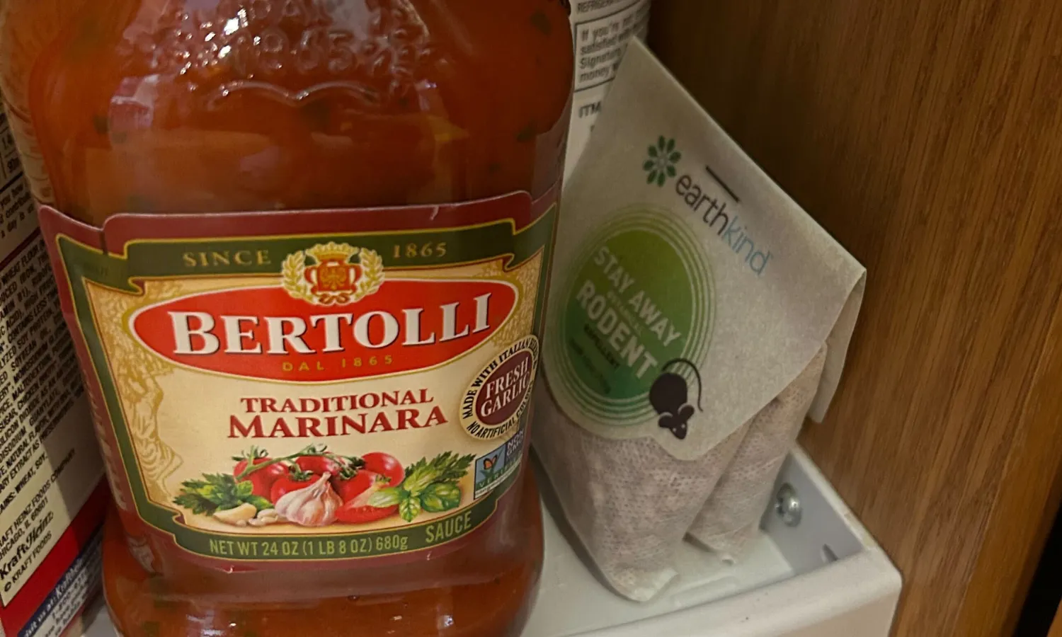 Earthkind pouches deployed in the kitchen