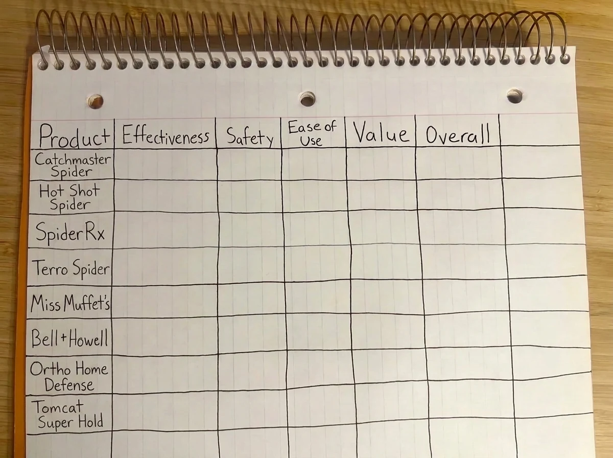 My hand-drawn checklist and scoring framework